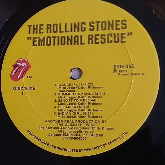 The Rolling Stones - Emotional Rescue LP - Picture 4 of 5